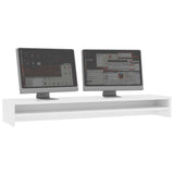 NNEVL Monitor Stand White 100x24x13 cm Chipboard