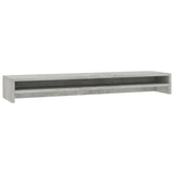 NNEVL Monitor Stand Concrete Grey 100x24x13 cm Chipboard