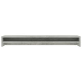 NNEVL Monitor Stand Concrete Grey 100x24x13 cm Chipboard