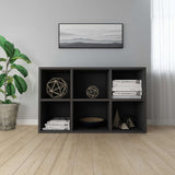 NNEVL Book Cabinet/Sideboard Black 66x30x97.8 cm Chipboard