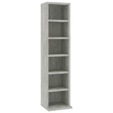NNEVL CD Cabinet Concrete Grey 21x20x88 cm Engineered Wood