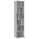 NNEVL CD Cabinet Concrete Grey 21x20x88 cm Engineered Wood