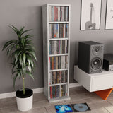 NNEVL CD Cabinet Concrete Grey 21x20x88 cm Engineered Wood