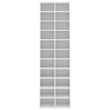 NNEVL Shoe Cabinet White 54x34x183 cm Chipboard