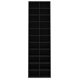 NNEVL Shoe Cabinet Black 54x34x183 cm Chipboard