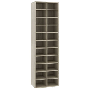 NNEVL Shoe Cabinet Sonoma Oak 54x34x183 cm Chipboard