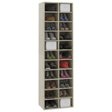 NNEVL Shoe Cabinet Sonoma Oak 54x34x183 cm Chipboard