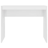 NNEVL Desk High Gloss White 90x40x72 cm Chipboard