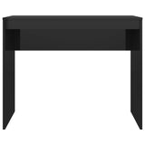 NNEVL Desk High Gloss Black 90x40x72 cm Chipboard