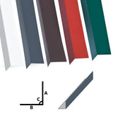 NNEVL L-shape 90° Angle Sheets 5 pcs Aluminium Anthracite 170cm 30x30 mm