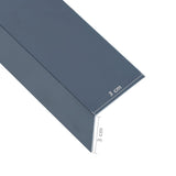 NNEVL L-shape 90° Angle Sheets 5 pcs Aluminium Anthracite 170cm 30x30 mm