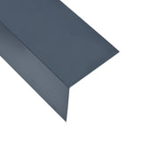 NNEVL L-shape 90° Angle Sheets 5 pcs Aluminium Anthracite 170cm 100x100 mm