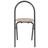 NNEVL 3 Piece Folding Dining Set with Storage Rack MDF and Steel