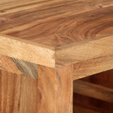 NNEVL Kitchen Trolley 80x45x91 cm Solid Acacia Wood