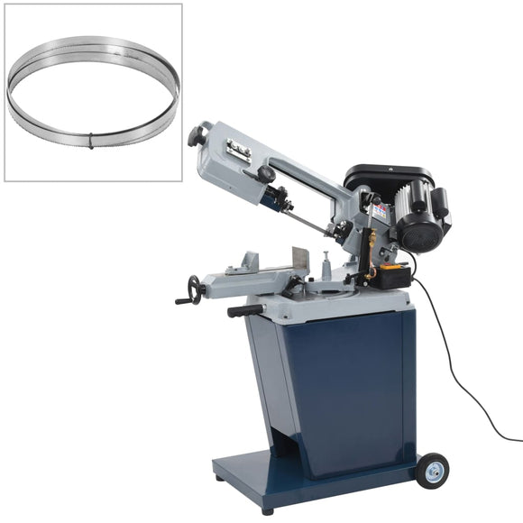 NNEVL Metal Band Saw with Solid Base 230 V