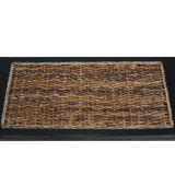 NNEVL Bench 120 cm Dark Brown Abaca