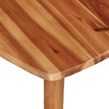 NNEVL Nesting Tables 2 pcs Solid Acacia Wood