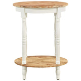 NNEVL Side Table 50x40x66 cm Solid Acacia Wood