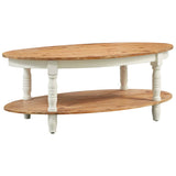 NNEVL Coffee Table 102x62.5x42 cm Solid Acacia Wood