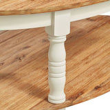 NNEVL Coffee Table 102x62.5x42 cm Solid Acacia Wood