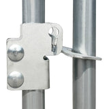 NNEVL Outdoor Chicken Cage 2.75x4x1.92 m Galvanised Steel