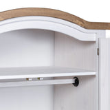 NNEVL Wardrobe Mexican Pine Corona Range 2 Doors White