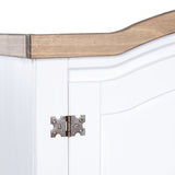 NNEVL Wardrobe Mexican Pine Corona Range 2 Doors White