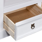 NNEVL TV Cabinet Mexican Pine Corona Range White 91x43x56 cm
