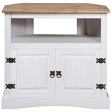 NNEVL Console Table Mexican Pine Corona Range White 80x43x78 cm