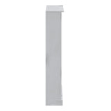 NNEVL 4-Tier Bookcase Mexican Pine Corona Range Grey 81x29x150 cm