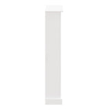 NNEVL 4-Tier Bookcase Mexican Pine Corona Range White 81x29x150 cm