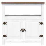 NNEVL TV Cabinet Mexican Pine Corona Range White 80x43x78 cm