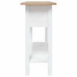NNEVL Console Table Mexican Pine Corona Range White 90x34.5x73 cm
