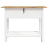 NNEVL Console Table Mexican Pine Corona Range White 90x34.5x73 cm