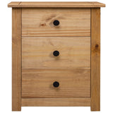 NNEVL Bedside Cabinet 46x40x57 cm Pinewood Panama Range