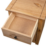 NNEVL Bedside Cabinet 46x40x57 cm Pinewood Panama Range