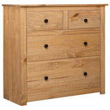 NNEVL Sideboard 80x40x83 cm Pinewood Panama Range