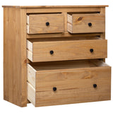 NNEVL Sideboard 80x40x83 cm Pinewood Panama Range