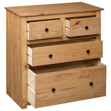 NNEVL Sideboard 80x40x83 cm Pinewood Panama Range