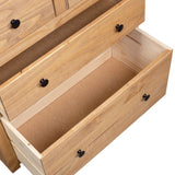 NNEVL Sideboard 80x40x83 cm Pinewood Panama Range