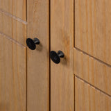 NNEVL Wardrobe 80x50x171.5 cm Solid Pine Panama Range