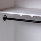 NNEVL Wardrobe White 80x50x171.5 cm Solid Pine Panama Range