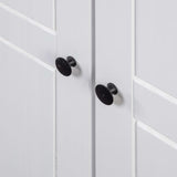NNEVL Wardrobe White 80x50x171.5 cm Solid Pine Panama Range