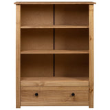 NNEVL Bookcase 80x35x110 cm Solid Pine Wood Panama Range