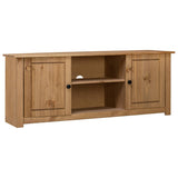 NNEVL TV Cabinet 120x40x50 cm Solid Pine Wood Panama Range