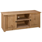 NNEVL TV Cabinet 120x40x50 cm Solid Pine Wood Panama Range