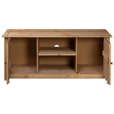 NNEVL TV Cabinet 120x40x50 cm Solid Pine Wood Panama Range