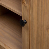 NNEVL TV Cabinet 120x40x50 cm Solid Pine Wood Panama Range