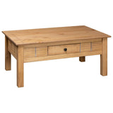 NNEVL Coffee Table 100x60x45 cm Solid Pine Wood Panama Range