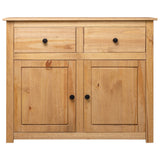 NNEVL Sideboard 93x40x80 cm Solid Pinewood Panama Range